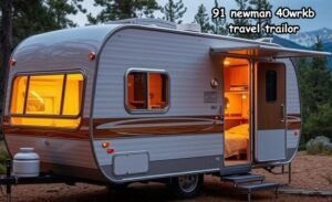91 newman 40wrkb travel trailor