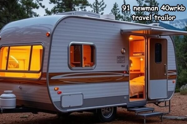 91 newman 40wrkb travel trailor