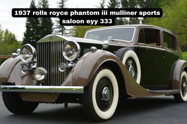 1937 rolls royce phantom iii mulliner sports saloon eyy 333