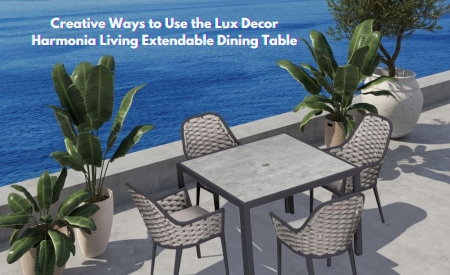 lux decor harmonia living extendable dining table