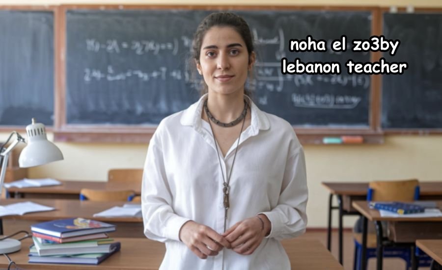 noha el zo3by lebanon teacher