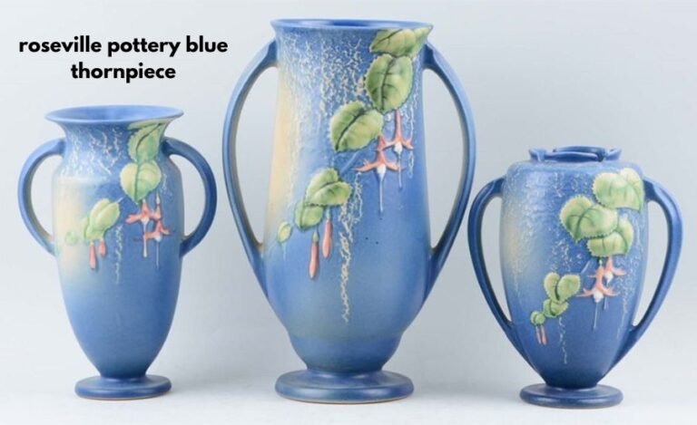 Exploring the Beauty of Roseville Pottery Blue Thornpiece: A Guide to Its Charm and Value