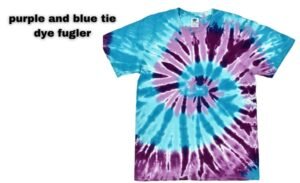 purple and blue tie dye fugler