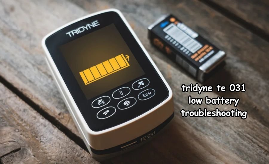 tridyne te 031 low battery troubleshooting