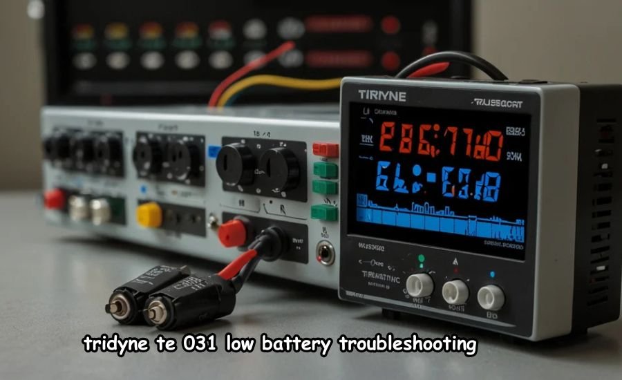 tridyne te 031 low battery troubleshooting