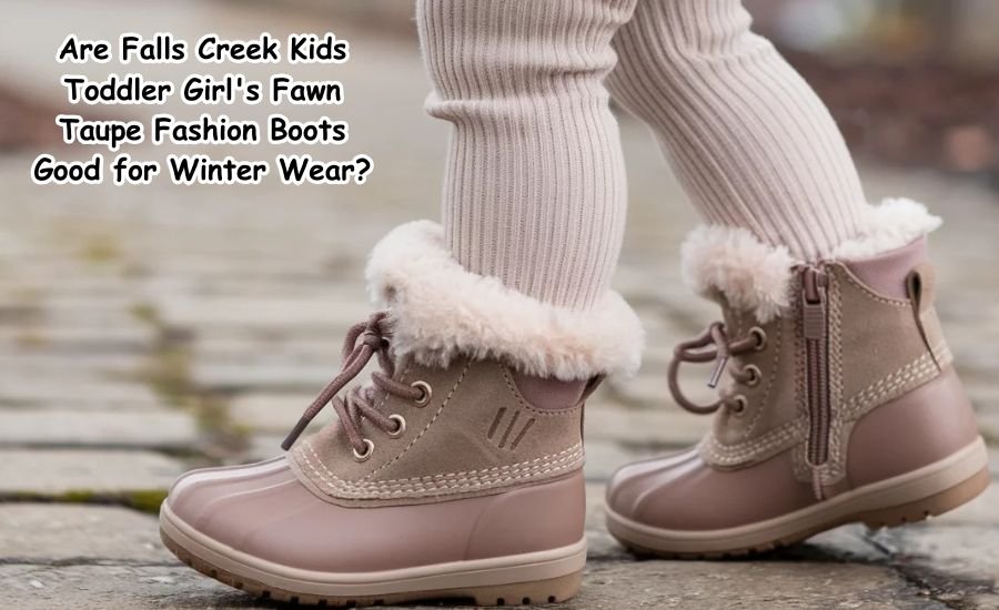 falls creek kids toddler girl's fawn taupe fashion boots