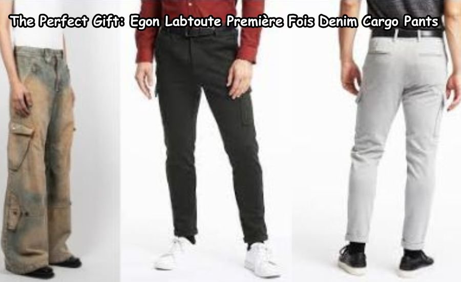 The Perfect Gift: Egon Labtoute Première Fois Denim Cargo Pants