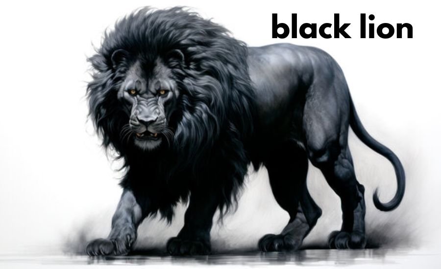 black lion