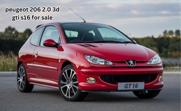 Find Your Dream Car: Peugeot 206 2.0 3D GTI S16 for Sale