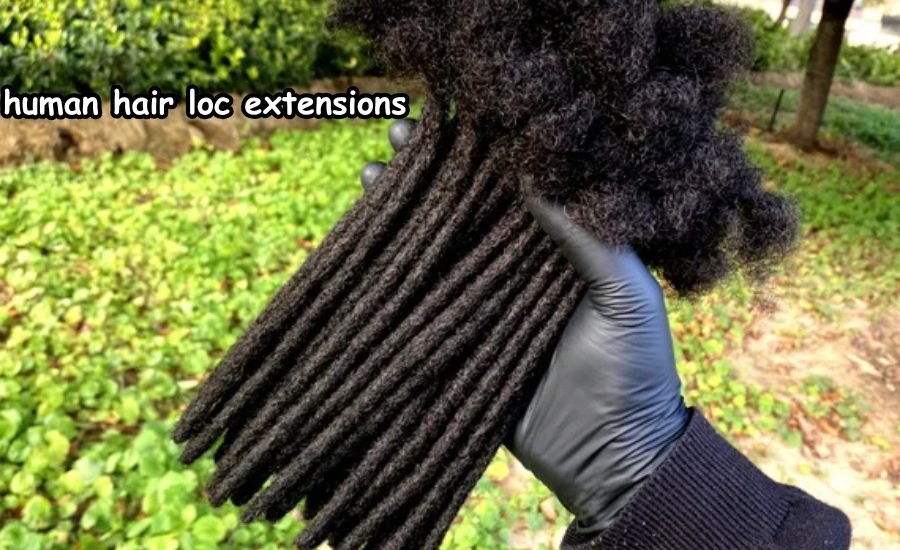 human hair loc extensions