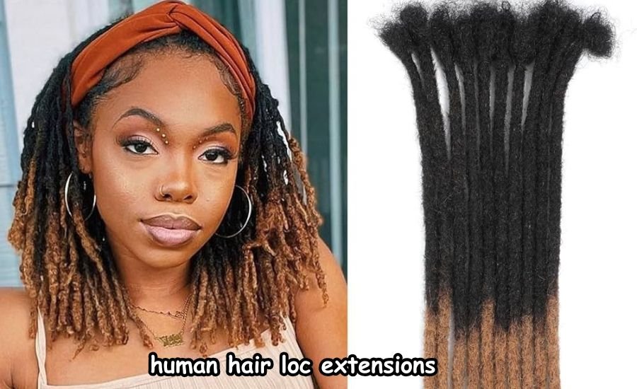 human hair loc extensions