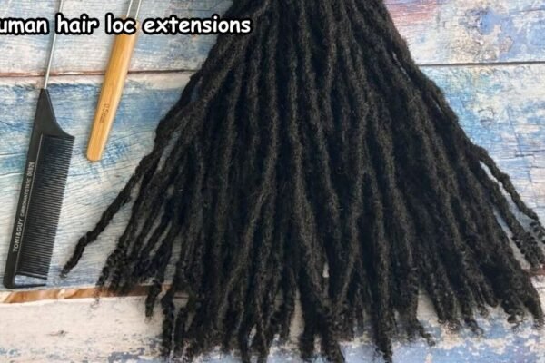 human hair loc extensions