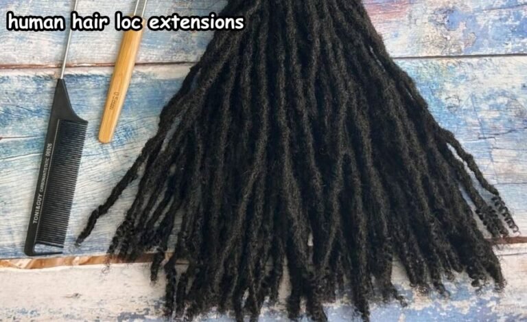 human hair loc extensions