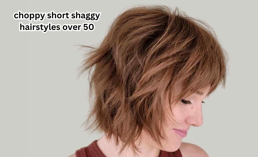 choppy short shaggy hairstyles over 50