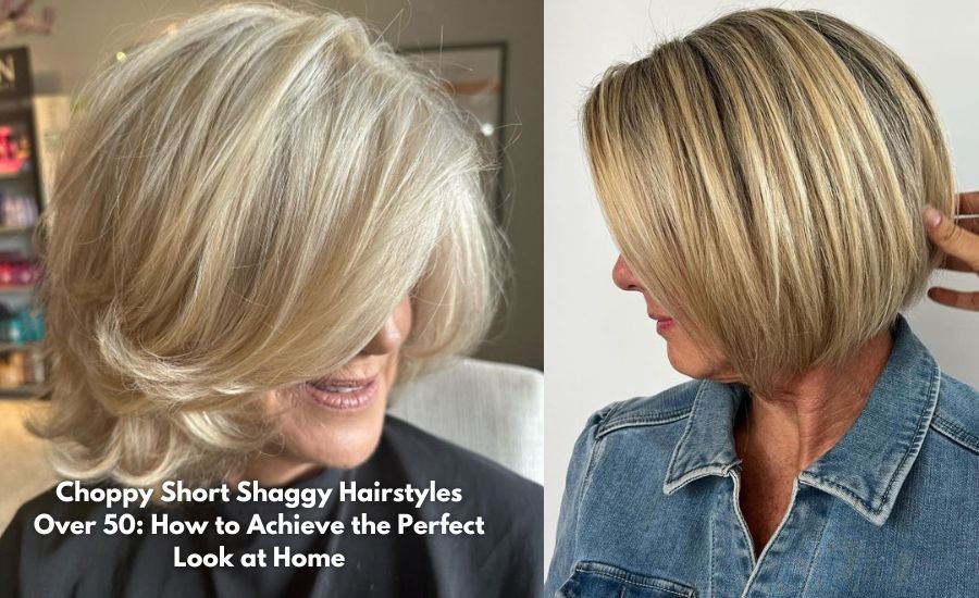 choppy short shaggy hairstyles over 50