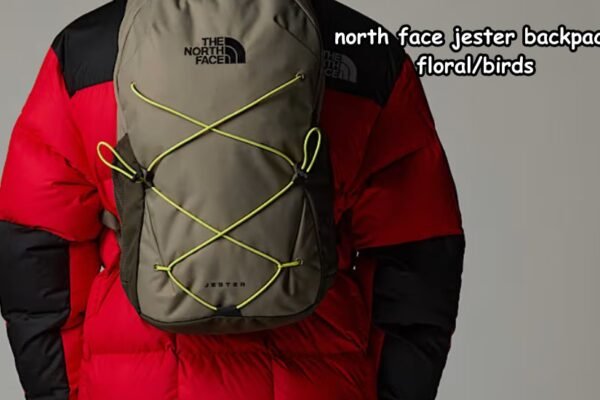 north face jester backpack floral/birds