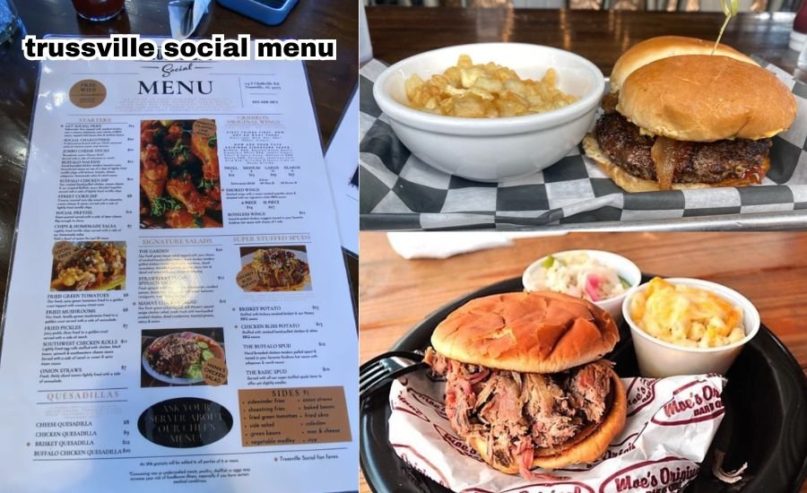 trussville social menu