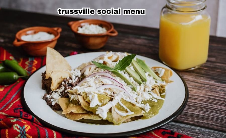 trussville social menu