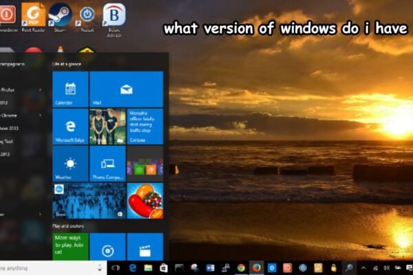 what version of windows do i have