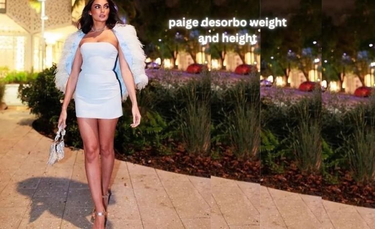 paige desorbo weight and height